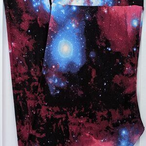 TC2 LuLaRoe Tall & Curvy Leggings Galaxy Nebula Stars Tie Dye Print S73